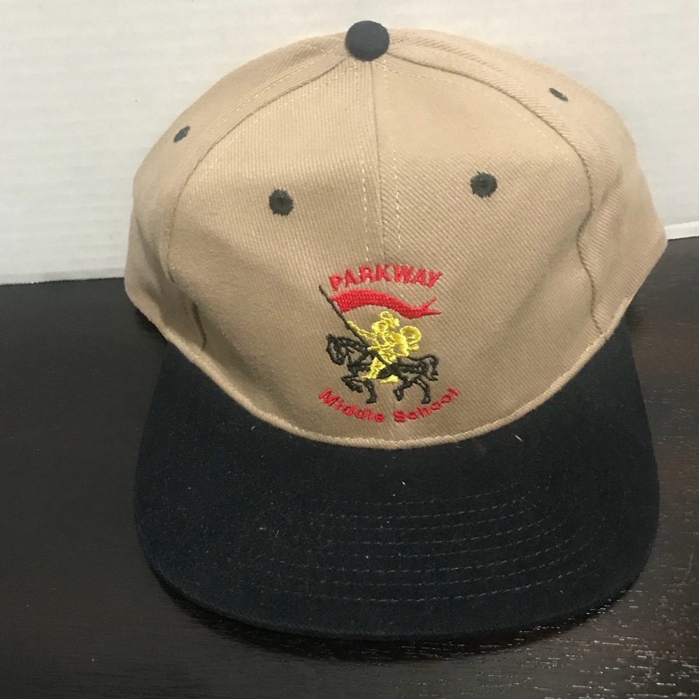 Baseball Cap, Tan and Navy, Hitware Brand.